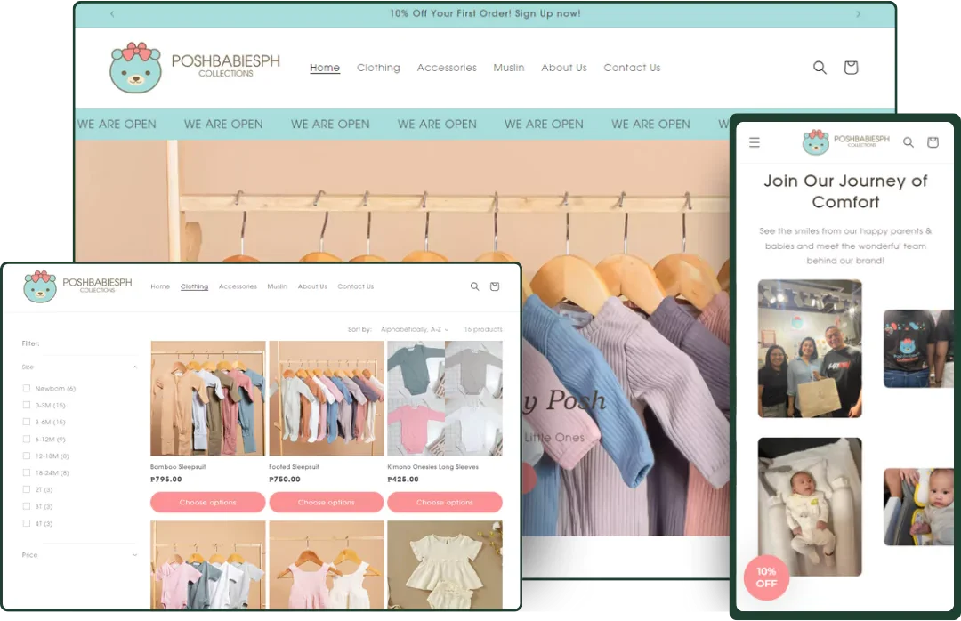 PoshbabiesPh Website