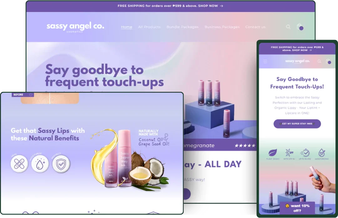 Sassy Angel Co Website