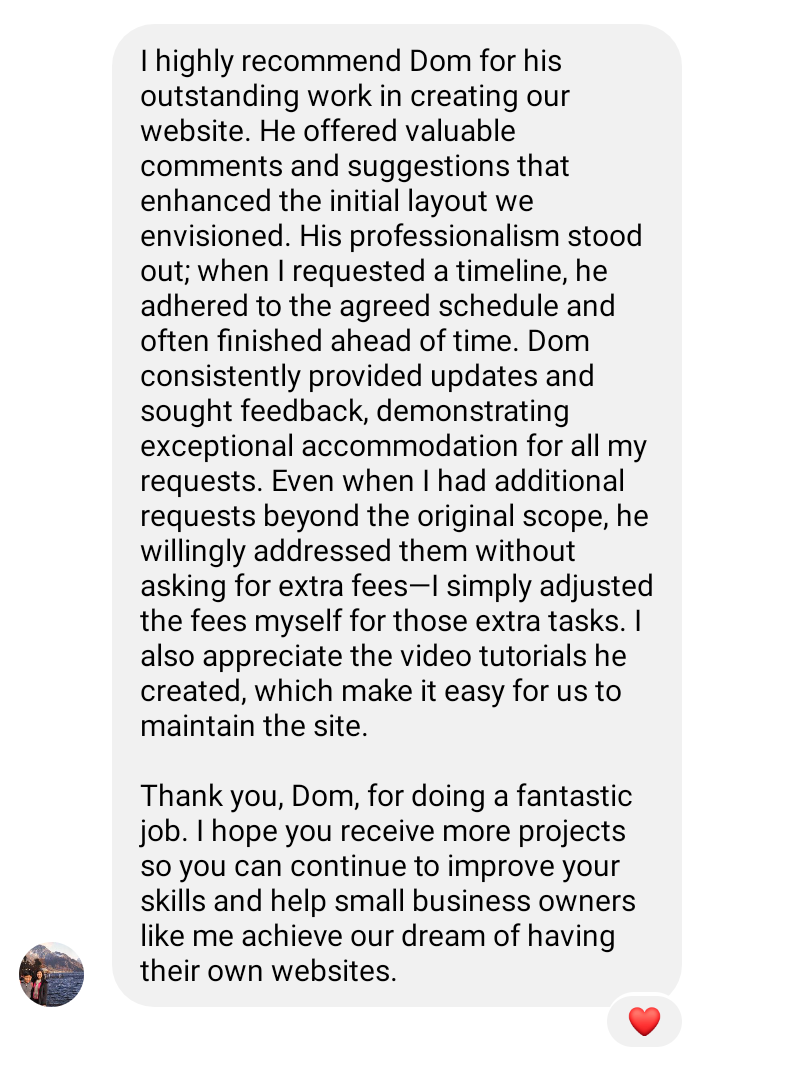 Client Feedback Preview